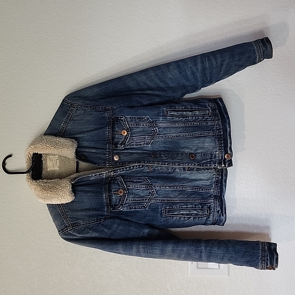 Lined Blue Jean Jacket